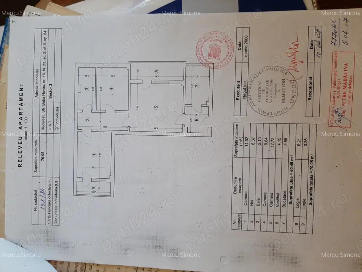 Apartament 3 camere Baba Novac - 8