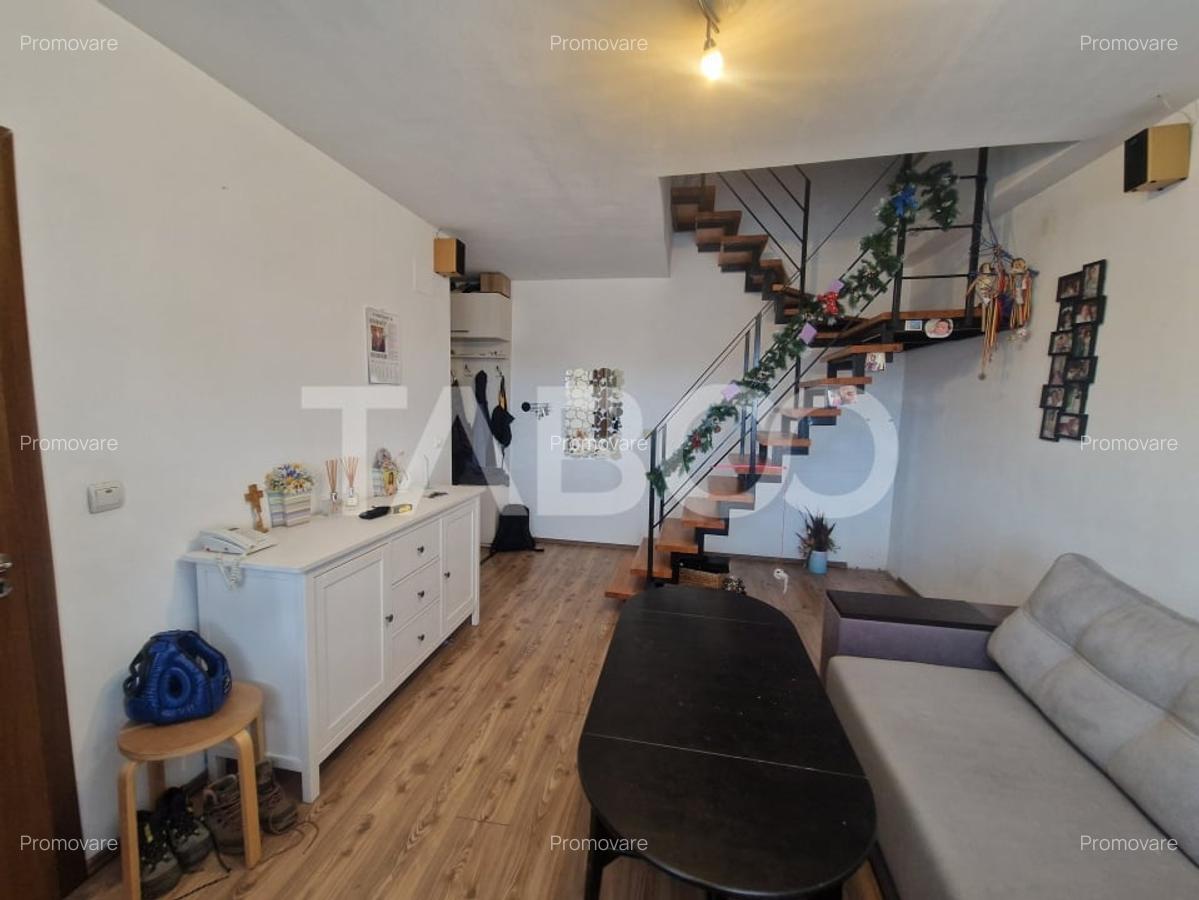 Apartament intabulat la mansarda 3 camere 65 mp balcon Turnisor - 3