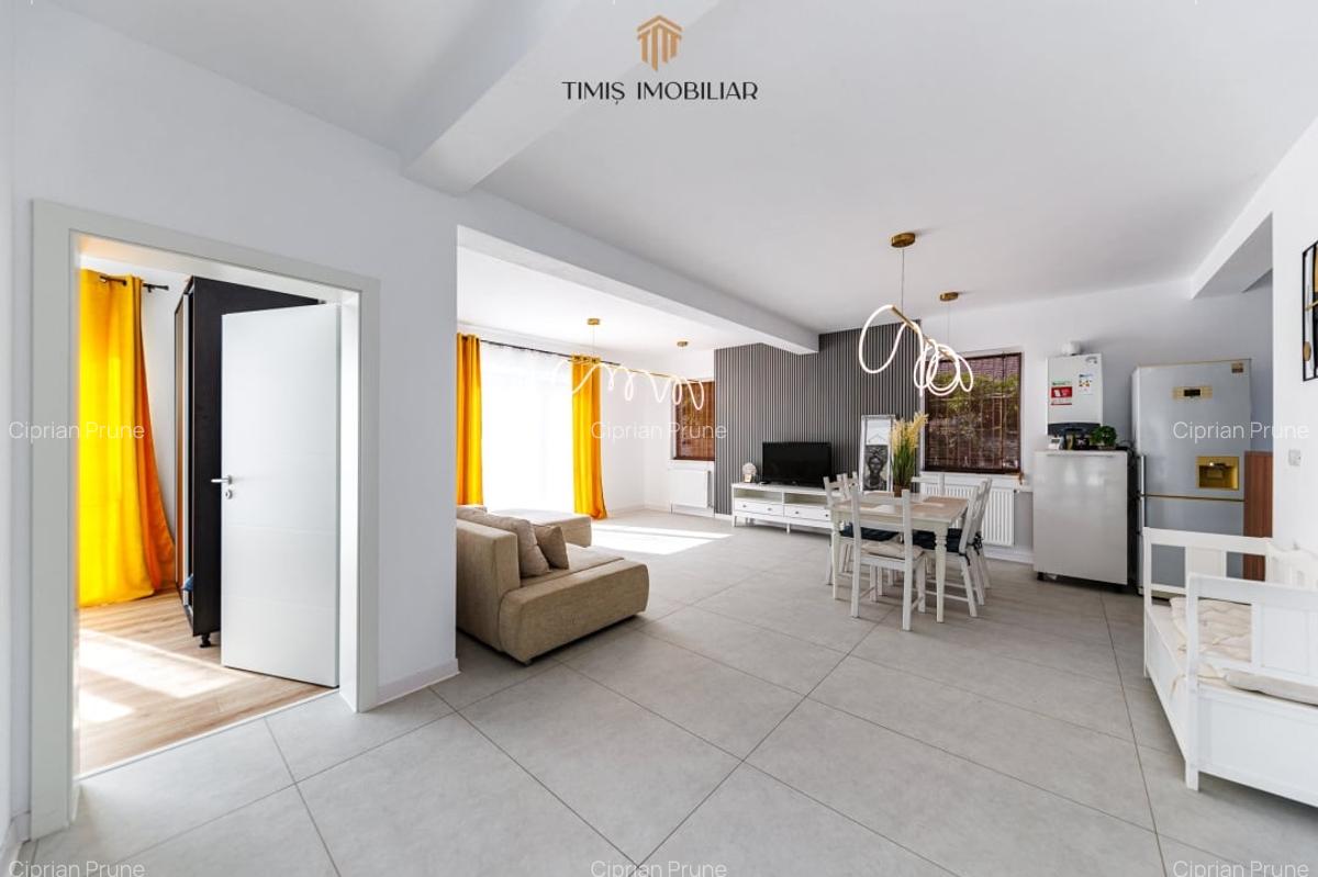 Duplex modern, parter, in Remetea Mare - mobilat complet, 3 camere - 2