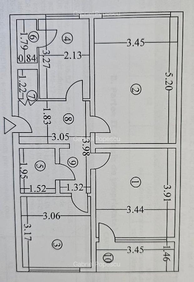 Proprietar vând apartament 3 camere dec. et. 1/4, Romancierilor, Drumul Taberei - 4