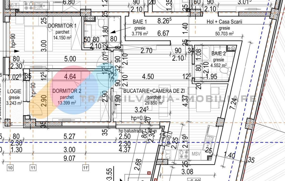 Apartament 3 camere - superfinisat, 68MP, zona PLATINIA/USAMV - 9
