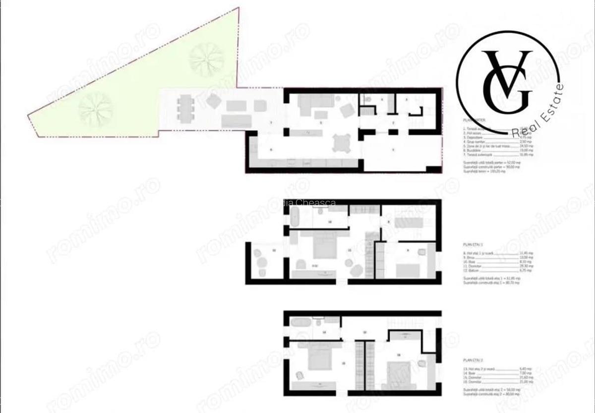 Vila YIN P+2: 251 mp construi?i ?i curte, zona centrala a Constan?ei - 1