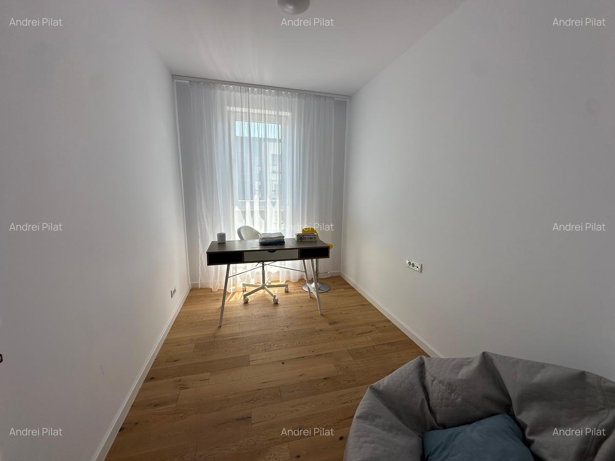 Apartament cu terasă 100mp in Trio Bridge View,parcare valabilă,totul nou - 12