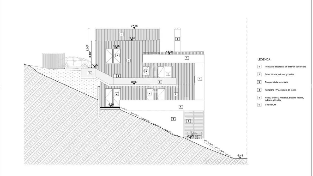 Teren intravilan cu priveliste panoramica 1350mp Feleacu - 7