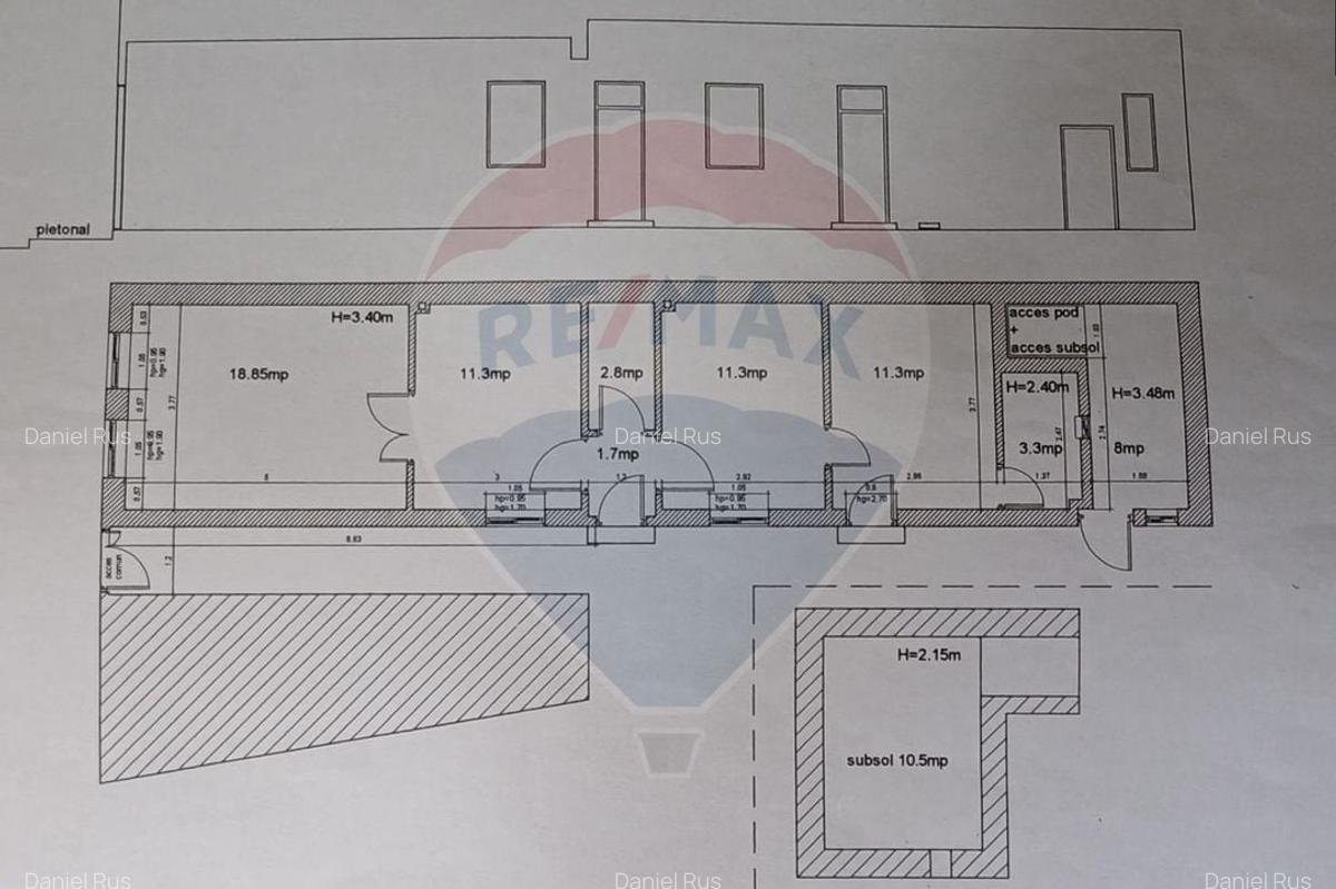 Apartament la casa / garaj / Semicentral - 3