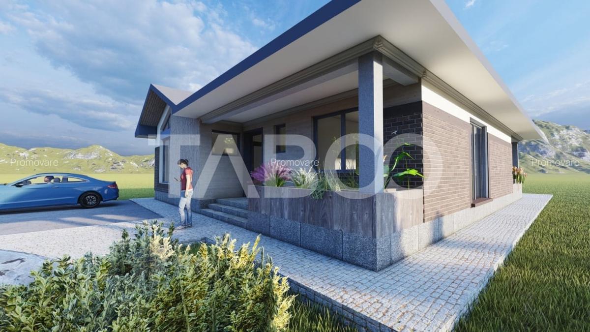 Casa deosebita de vanzare cu 3 camere Sura Mica Sibiu 500 mp teren - 5
