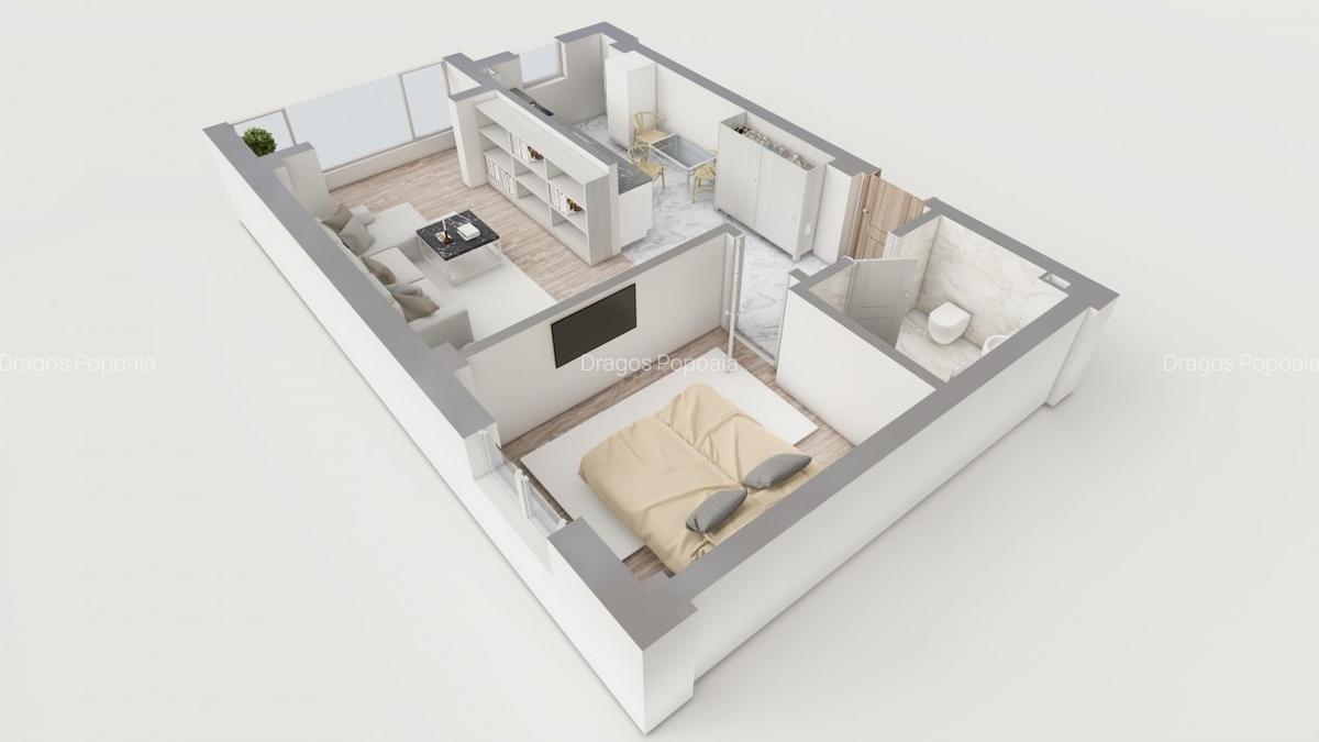 TVA 9% INCLUS! COMISION 0% ! 2 CAMERE BLOC NOU POPAS PACURARI - 6