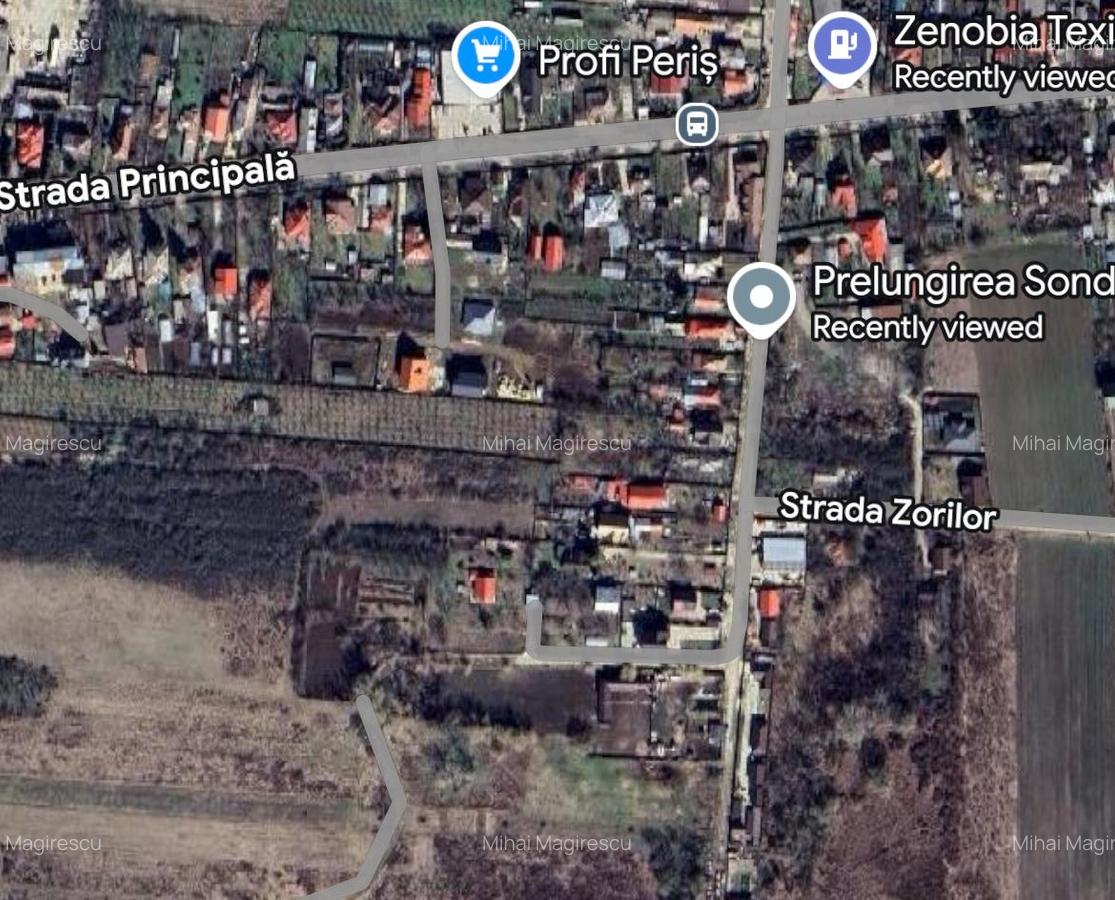 Teren de vânzare – Periș, Strada Zorilor || 1.580 mp || Deschidere 20 ml - 2
