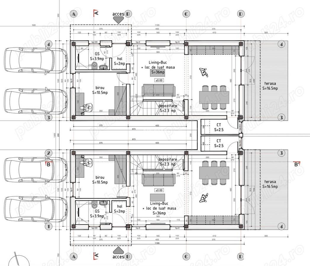 Vand duplex despartit prin camera tehnica cu 4 camere, Calea Urseni, Ciarda - 3