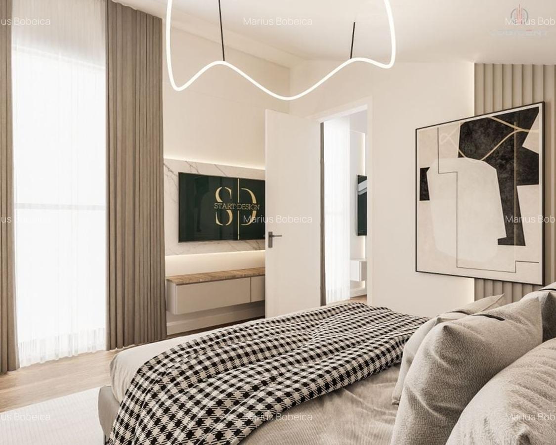 APARTAMENT NOU - 2 camere, parter, cu GRĂDINĂ, Complex LOGICENT; - 9
