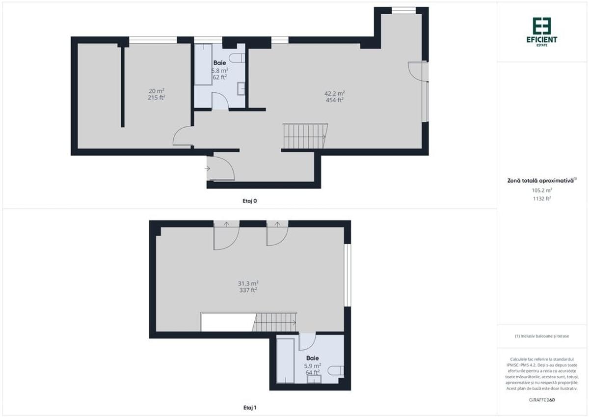 Rate la Dezvoltator - Penthouse 3 camere  - Timișoara Zona Șagului - 15