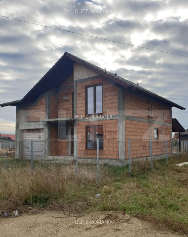Vila mare, proiect frumos, teren 762 mp, garaj, Parta-Timiso - 1
