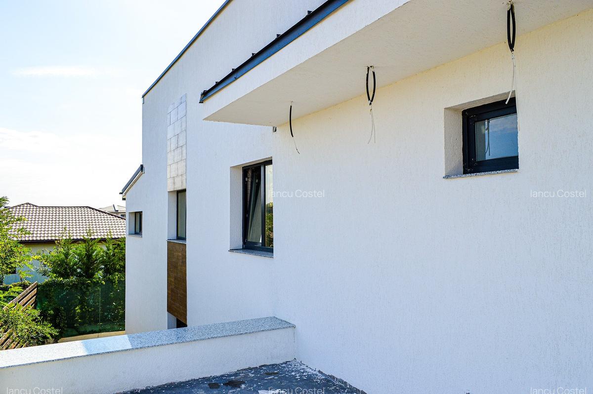 Vilă individuală exclusivistă, 5 camere 300mpu, teren 900mp, pădure Balotești - 14