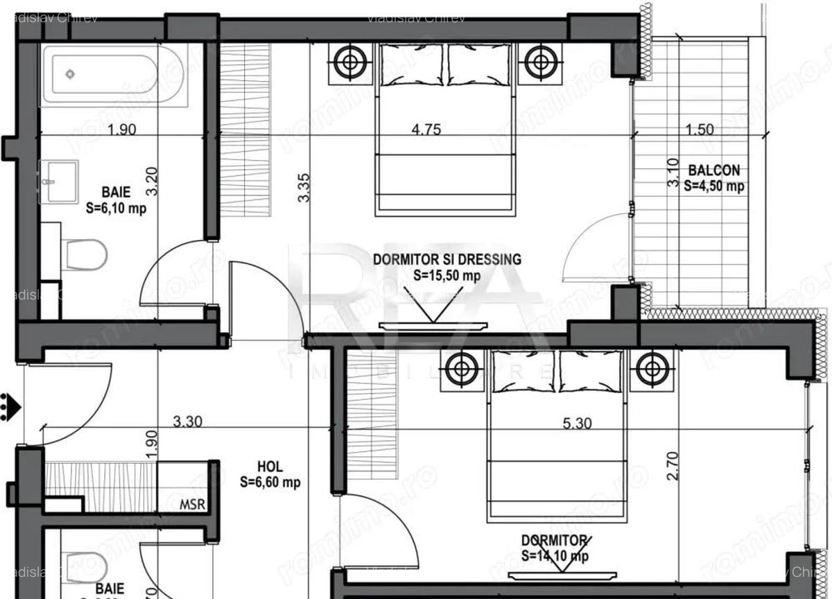 3 camere 94,80 mp in Mosilor la 8 min Metrou Obor - 2 3 camere 94,80 mp in Mosilor la 8 min Metrou Obor - 2
