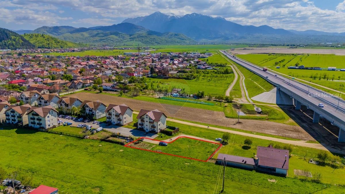COMISION 0% Teren 1,000mp Rasnov / Intravilan/ Strada Ioan Slavici - 6