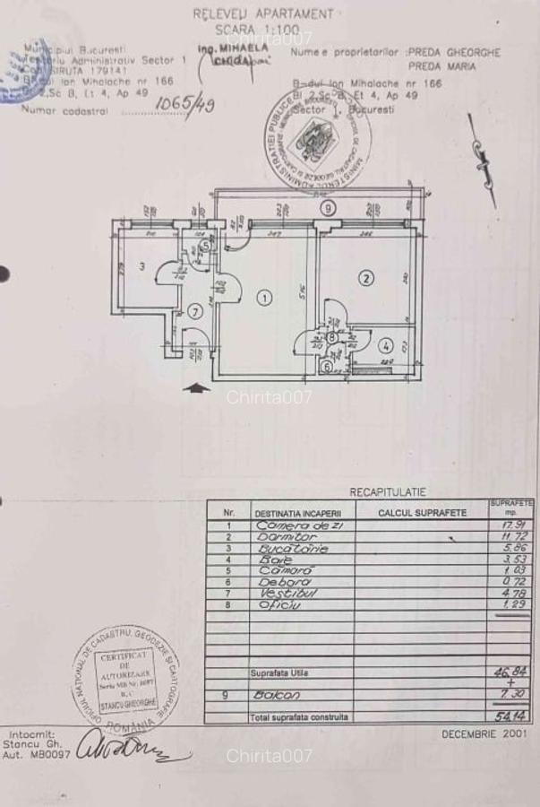 Apartament Renovat Complet Ion Mihalache/ Metrou 1Mai - 3