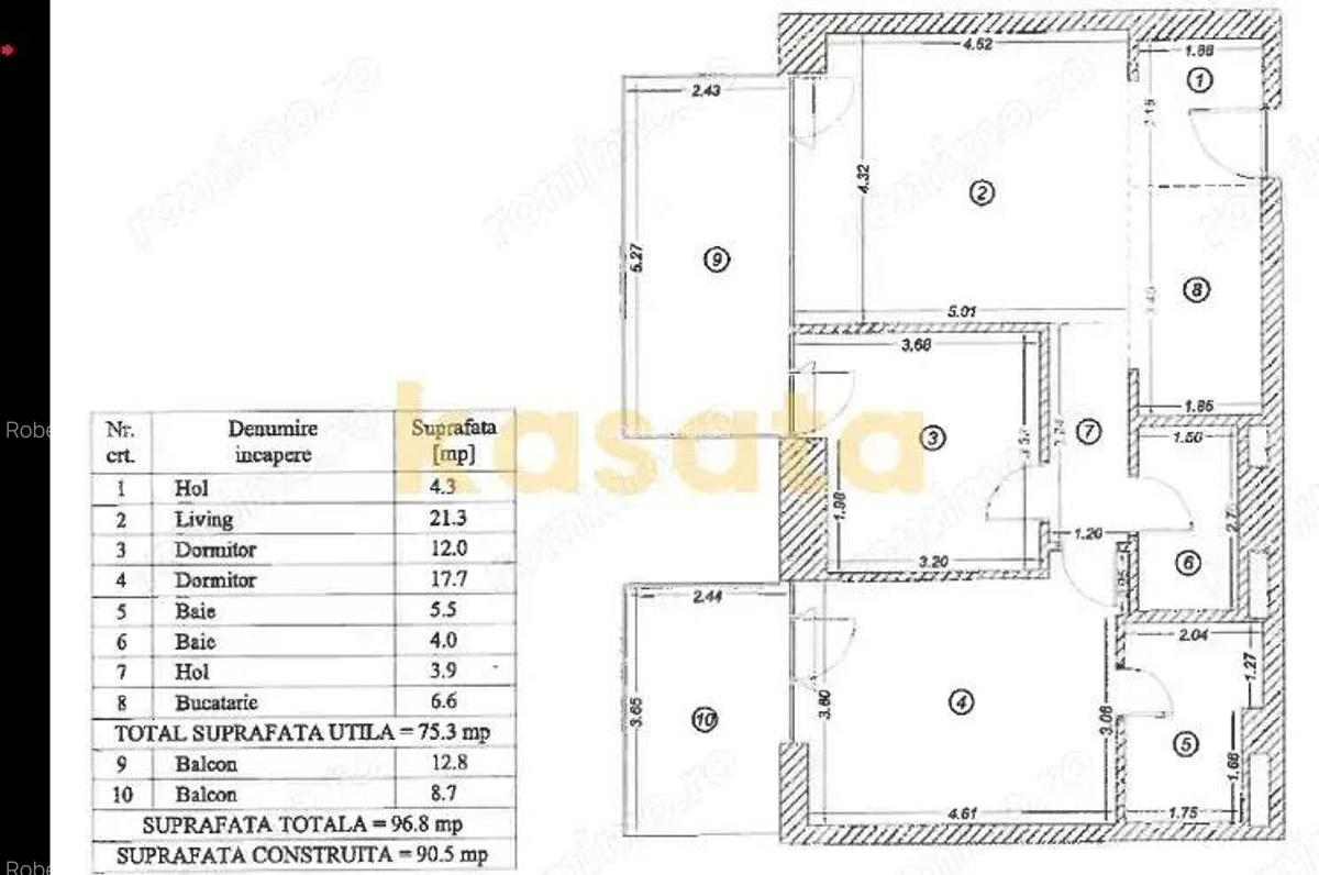3 Camere Floreasca| Mobilat Premium| Parcare! - 10