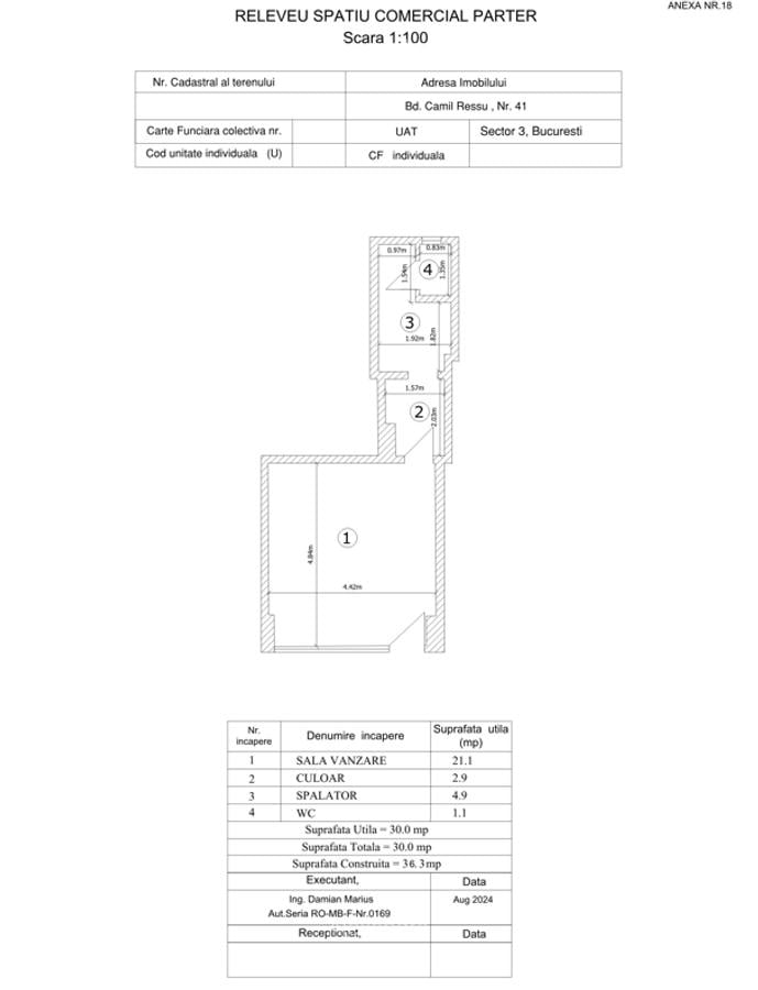 Spatiu Comercial de inchiriat, Piata Ambrozie, Camil Ressu 41, Pret Negociabil - 4