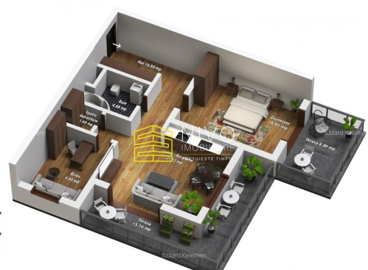 Apartament 3 camere - Livezeni - Lavandei Residence - Blo... - 3