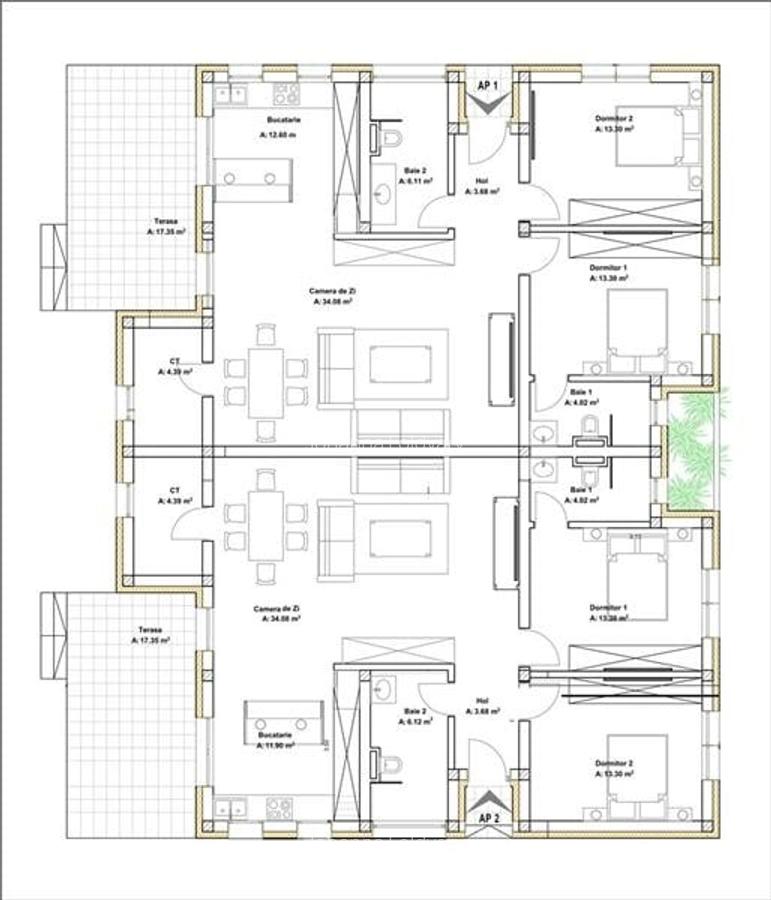 COMISION 0% DUPLEX DE VANZARE INTRARE MOSNITA - 2