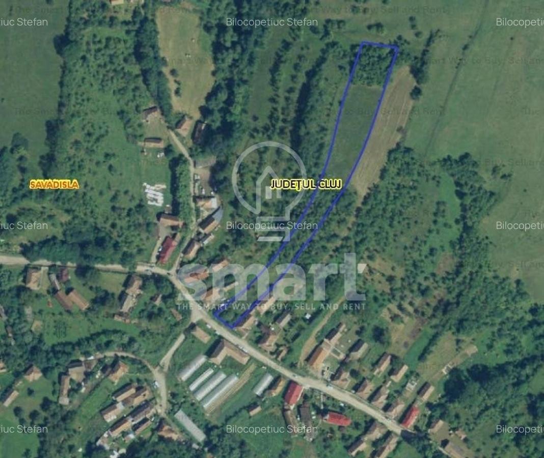 Teren intravilan cu CF 5400mp front 17 Savadisla jud Cluj - 6