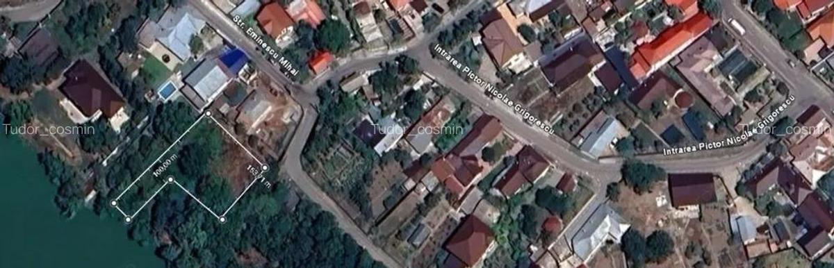 Teren de 940 mp cu deschidere la lac Strada Mihai Eminescu, Brane?ti - 1