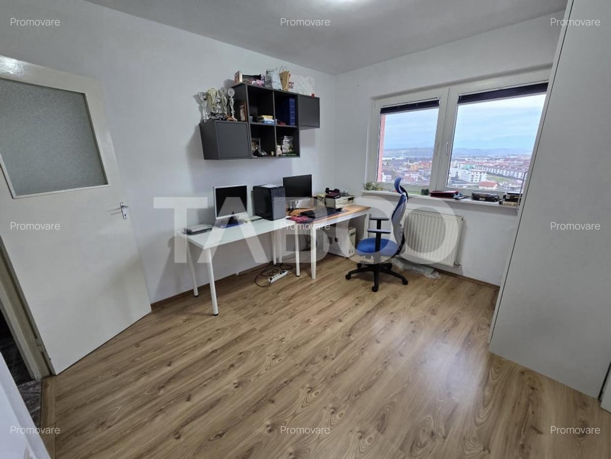 Apartament decomandat 3 camere balcon pivnita lift Vasile Aaron Sibiu - 14