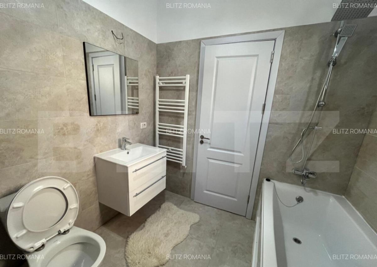 Apartament cu 3 camere 70 mp, incalzire in pardoseala, AC, z - 8