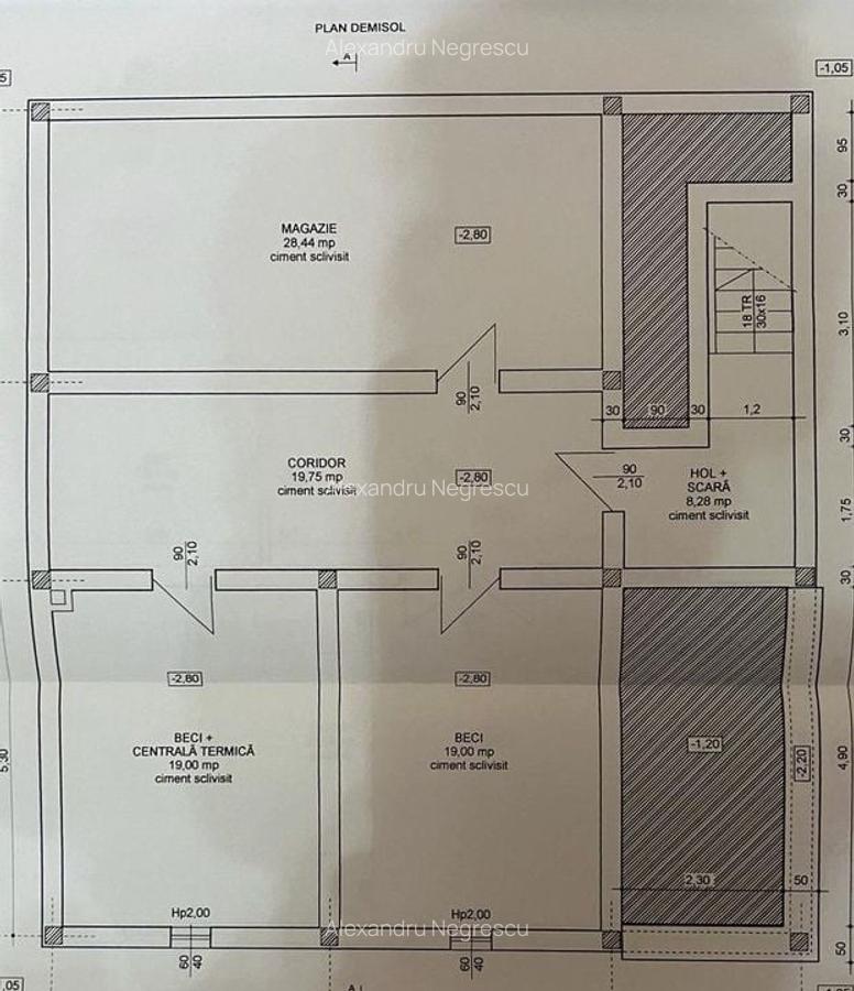 Casa S+P+E+M | 605 mp utili | 10 camere | 3 bucatarii | 4 bai | 3 terase | Garaj - 41