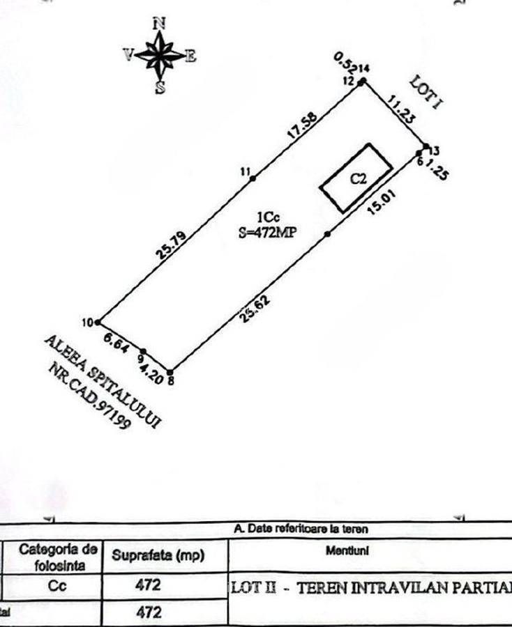 Teren 472 mp | pozitie buna | potential comercial - 2