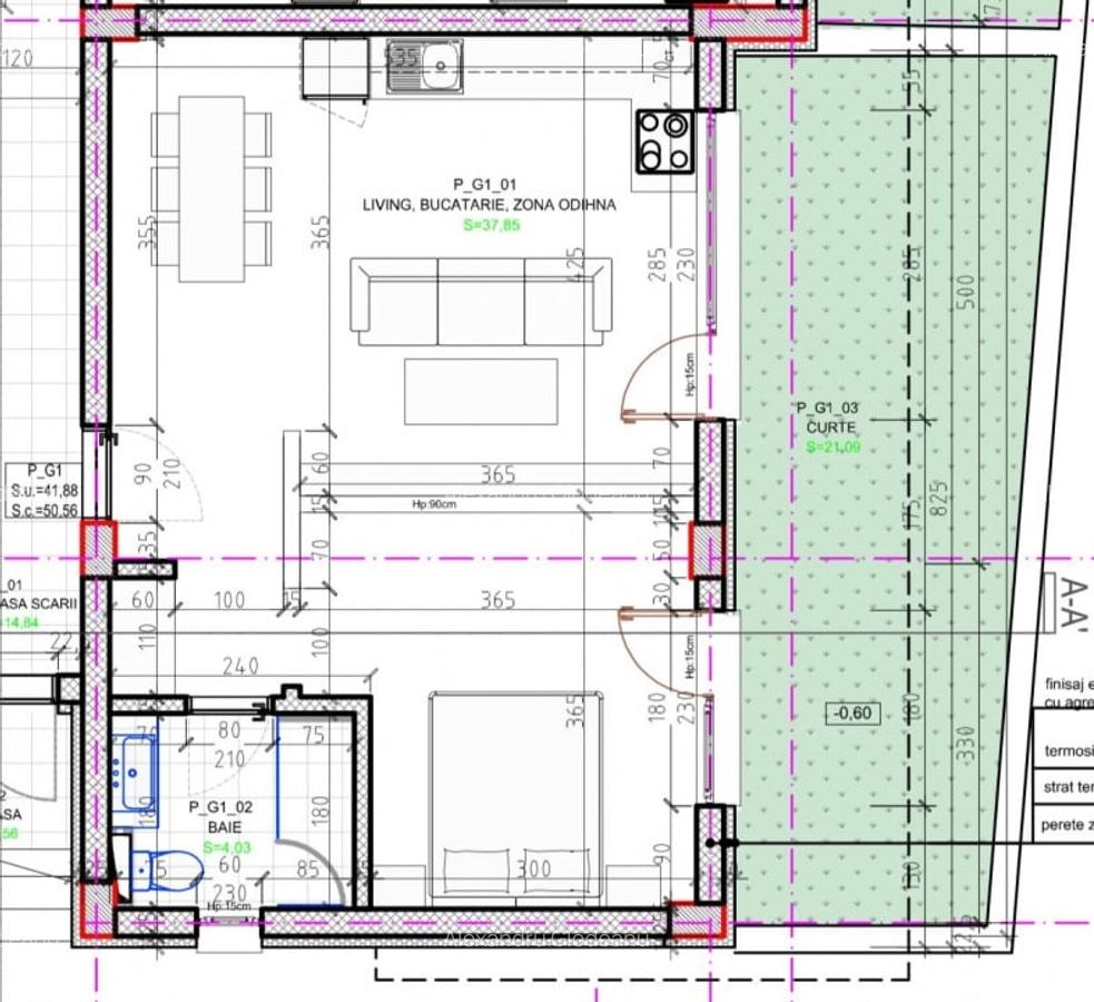 Apartament modern la 200m de plaja, situat in Mamaia Nord - 11