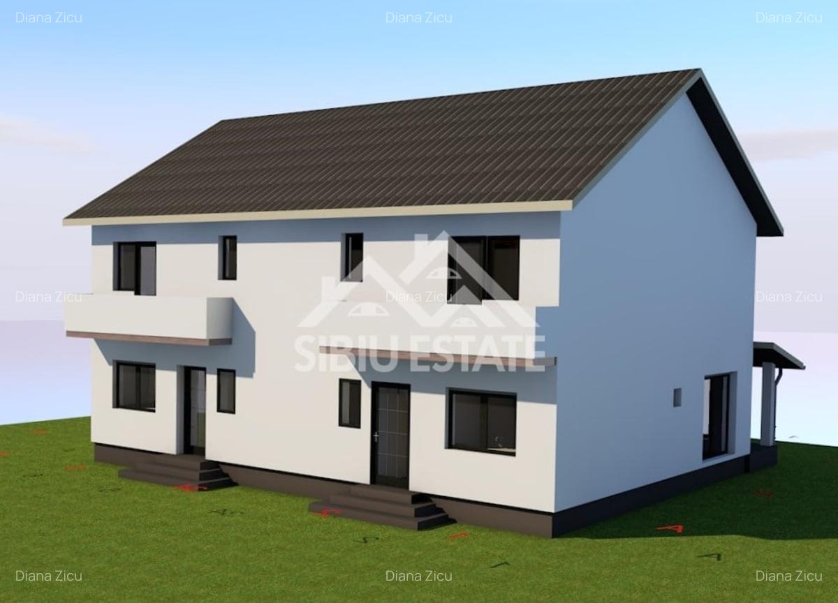 Casa 4 camere, 2 bai, curte si terasa Sibiu Calea Cisnadiei - 6