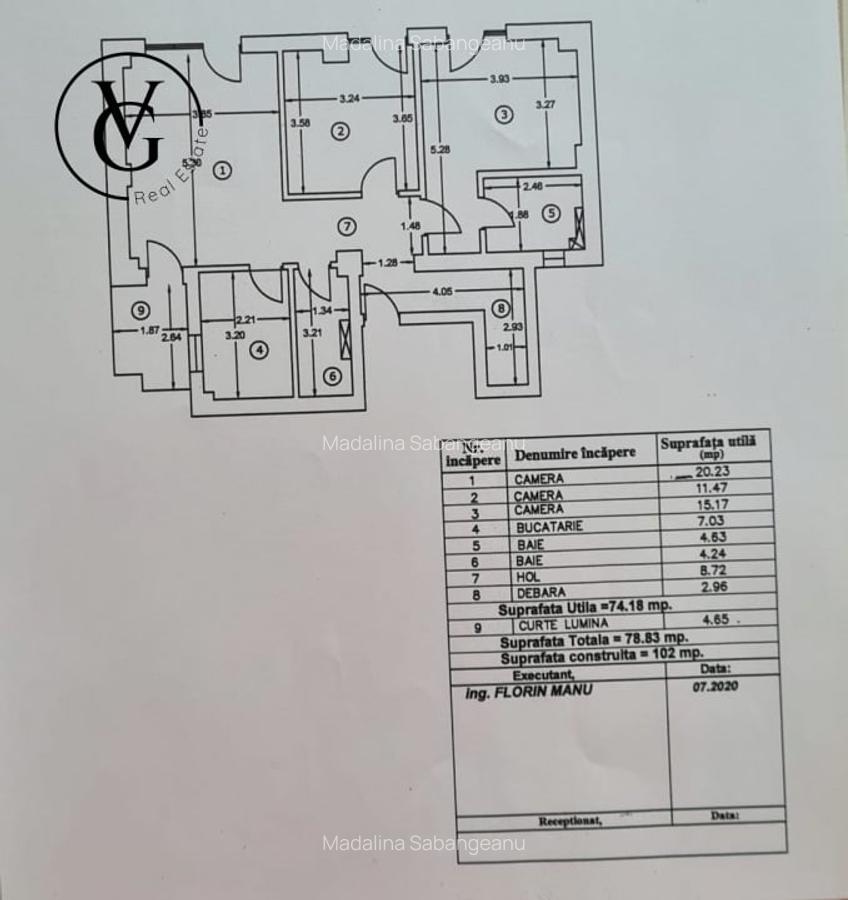 Apartament de 3 camere cu gradina - Zona Baneasa - 12