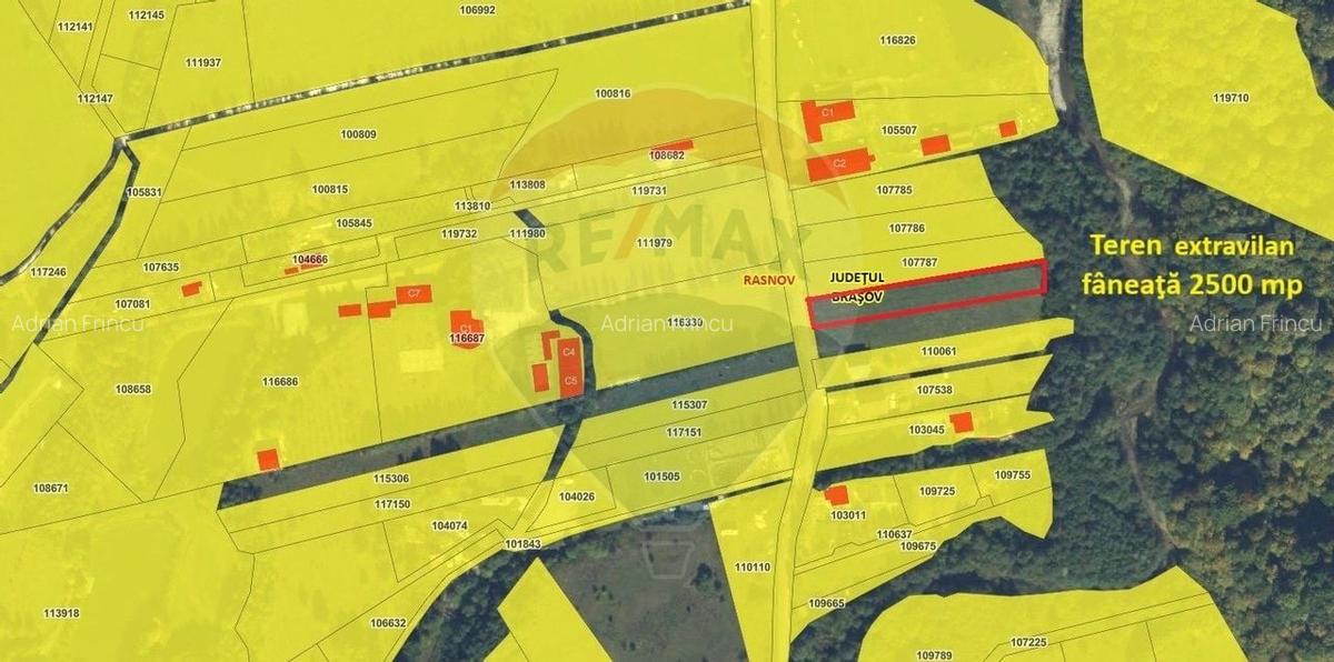 Teren extravilan, 2500 mp, Rasnov, Glajarie - 7
