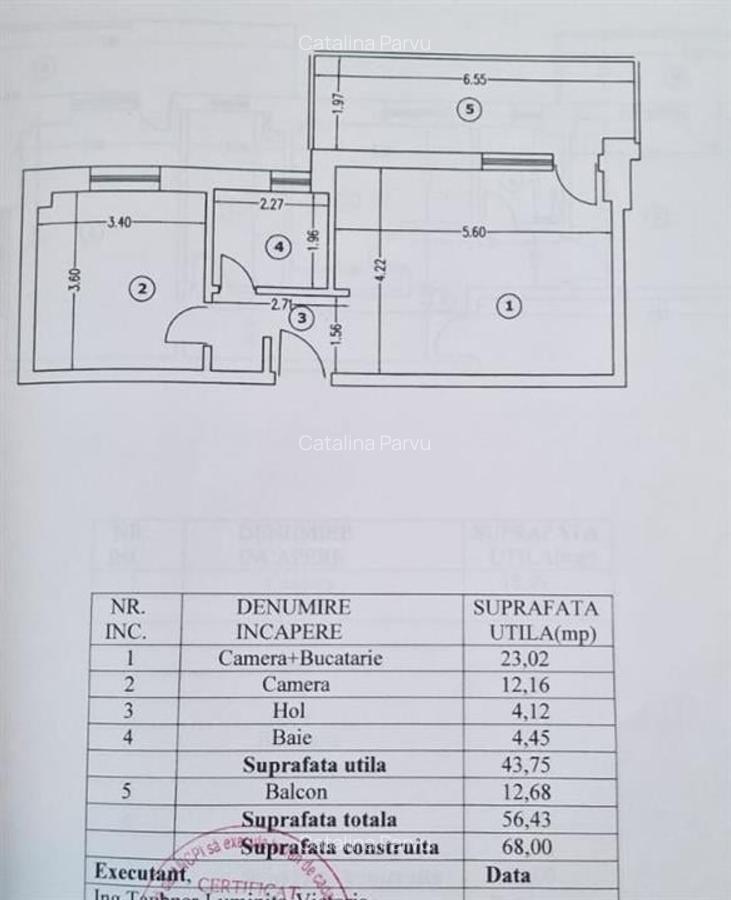 Apartament cu 2 camere decomandat, mobilat în Băneasa - 12