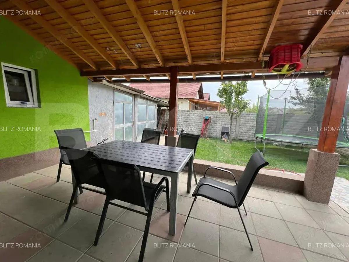 Casa de lemn autentica, 4 camere + incalzire cu ?emineu ?i centrala pe lemne - 13