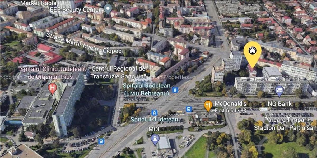 Mansarda | 3 Camere | 2 Bai | Mobilat & Utilat | 84.46 MP | McDonald s-Judetean | Comision 0 - 6