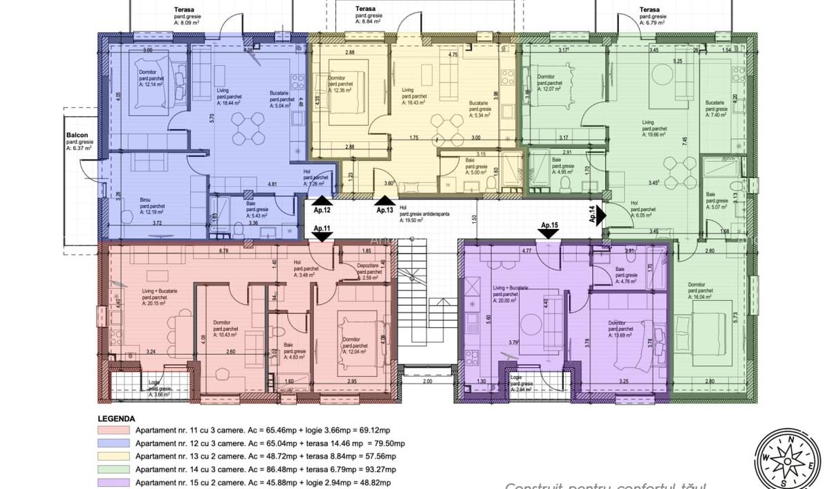 Apartament cu 2 camere decomandat în Central - 5