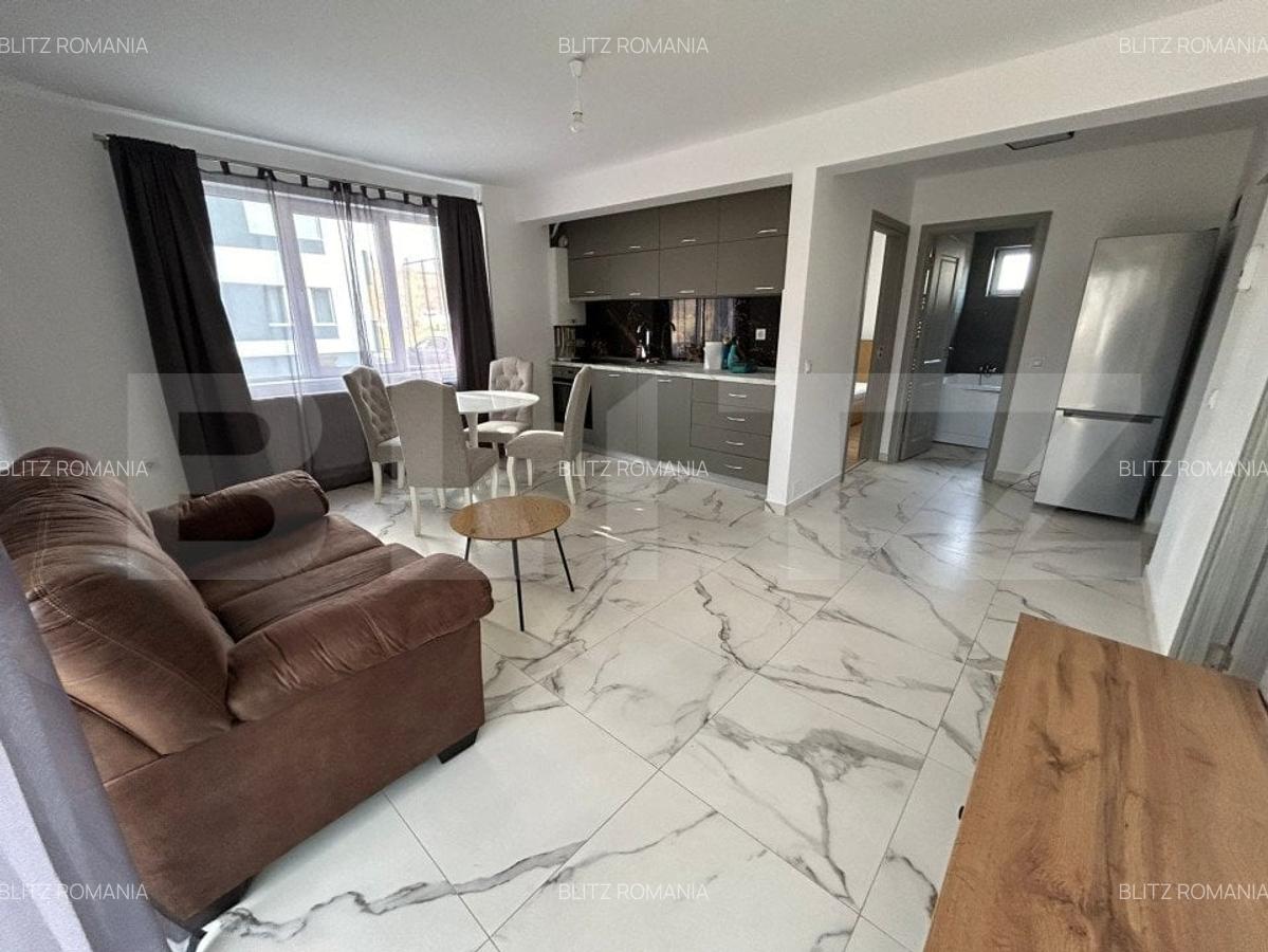 Apartament 3 camere, 50 mp,Finisat, gradina, zona Tineretului - 1