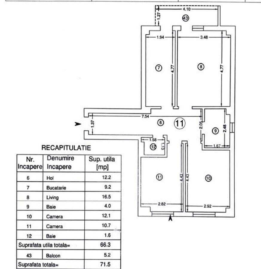 3 CAMERE 2 BAI DECOMANDAT 72 MP PACURARI KAUFLAND IASI - 13