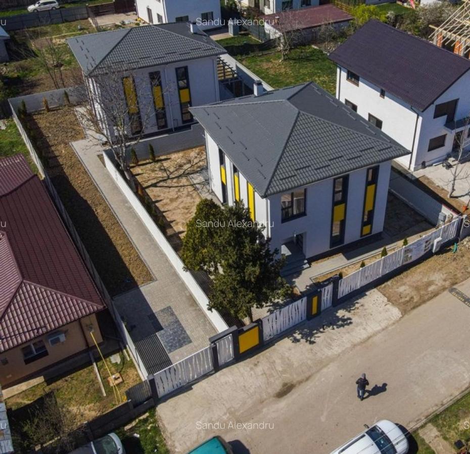 Proprietar Casa Pipera -Tunari finisaje lux semineu   4 camere +birou+ POD - 2