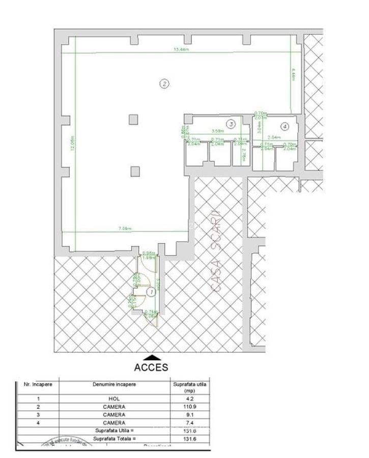 Spațiu comercial, 480 mp în Central - 15