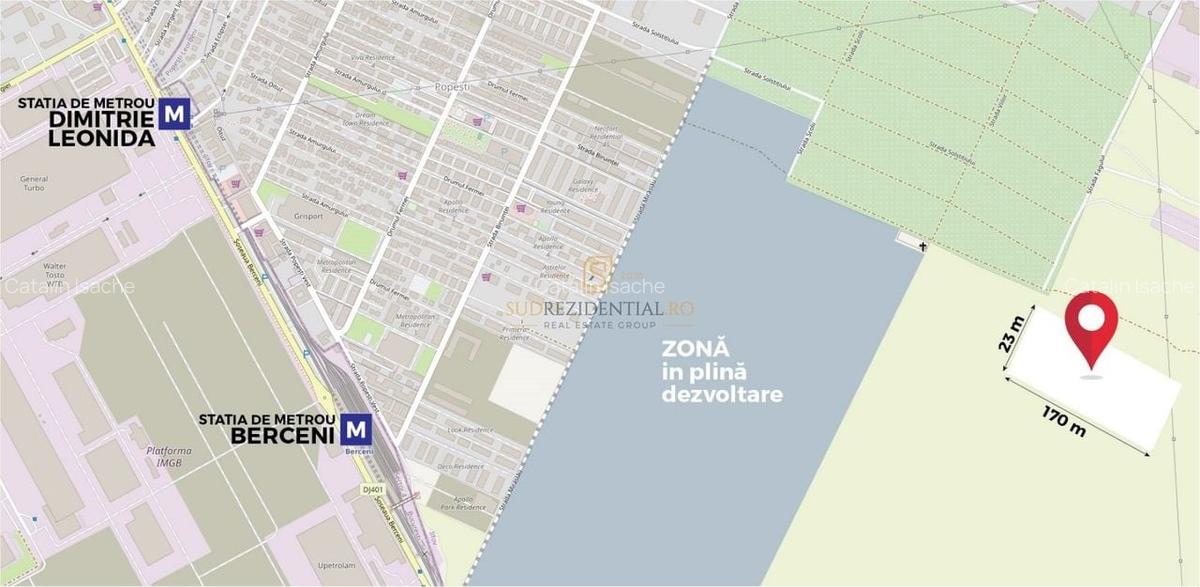 Vanzare teren 3850 mp, investitie excelenta, zona metrou Berceni - 4