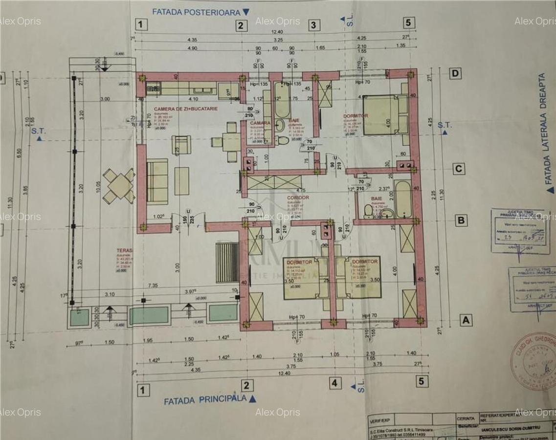 Casa la rosu - proiect deosebit- teren in concesiune - 7