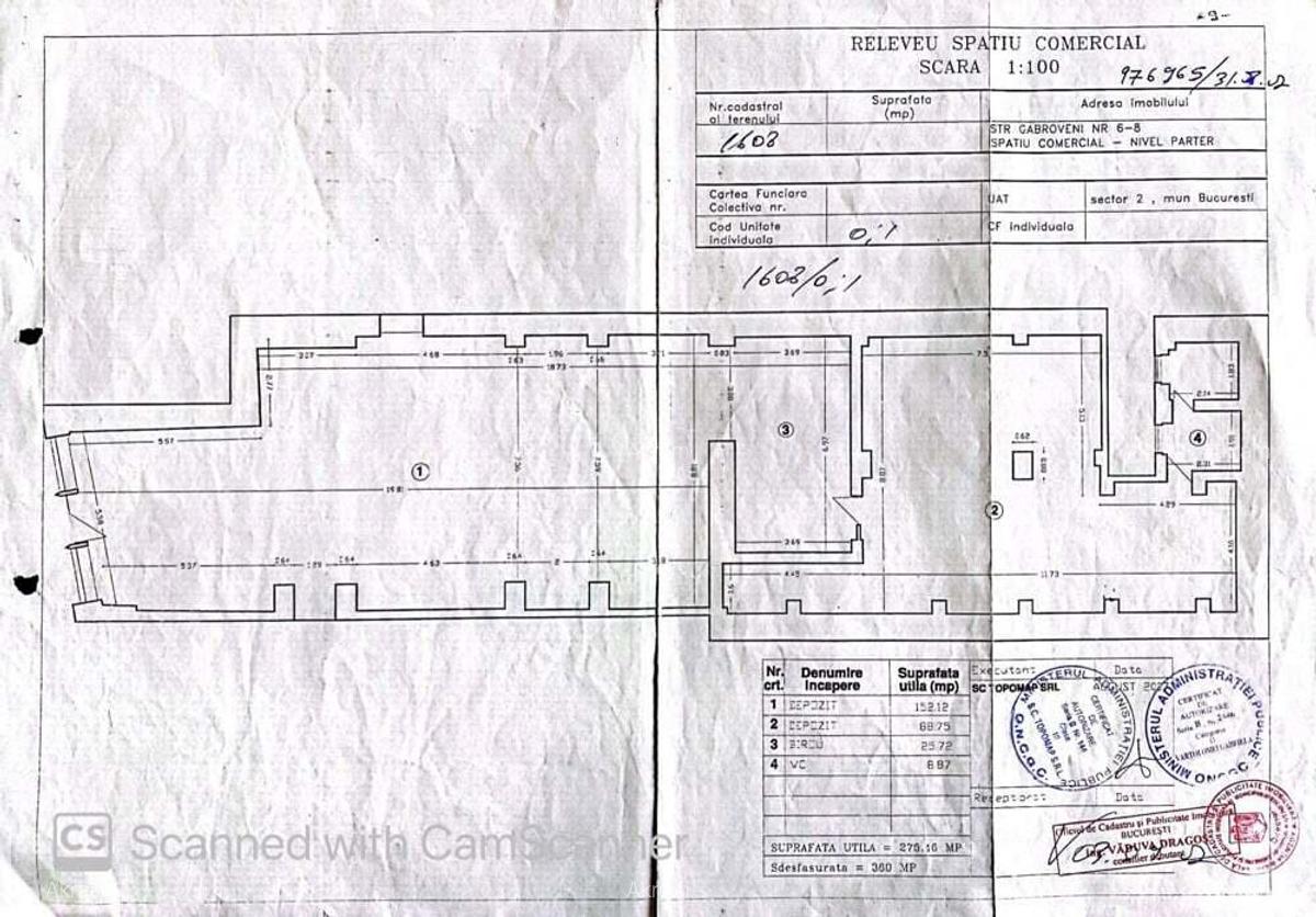 Vand inchiriez spatiu comercial in centrul istoric strada Gabroveni 360 mp - 4