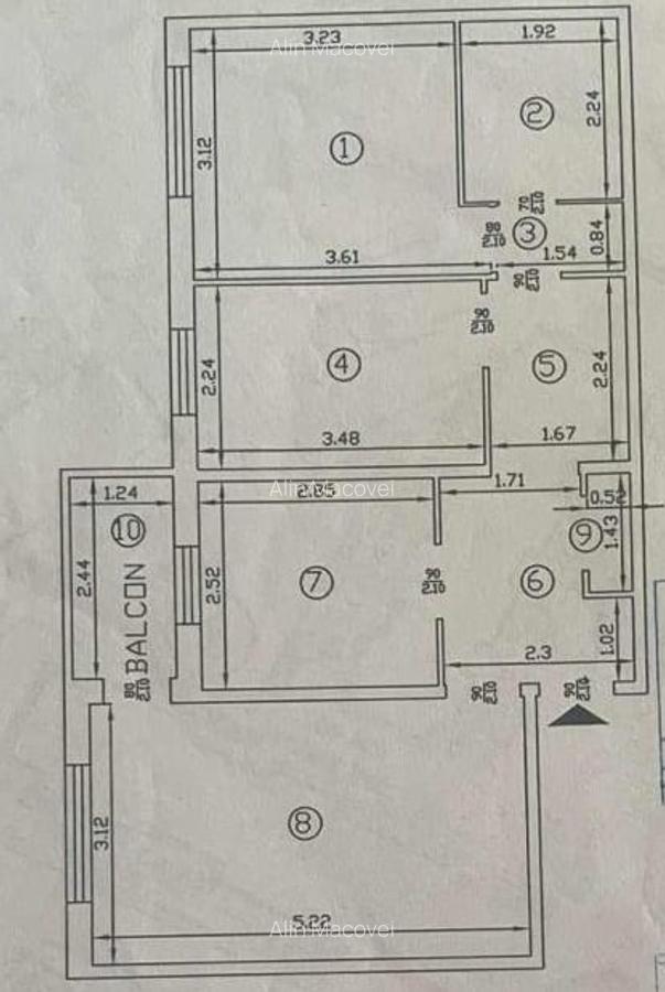 3 Camere Decomandat Etaj Intermediar zona Nicolina Esplanada - 1