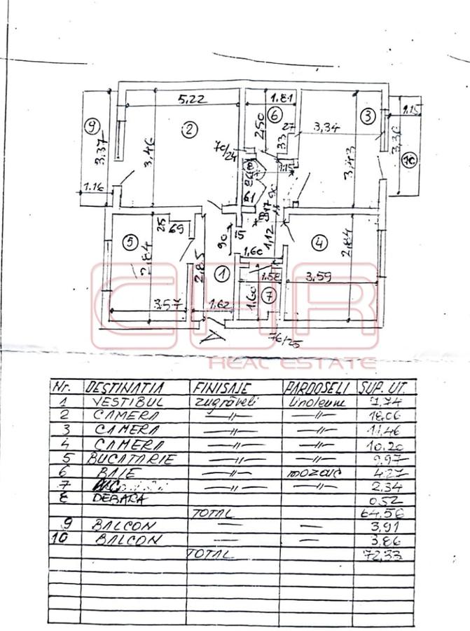 Apartament cu 4 camere decomandat, mobilat în Aviației - 14