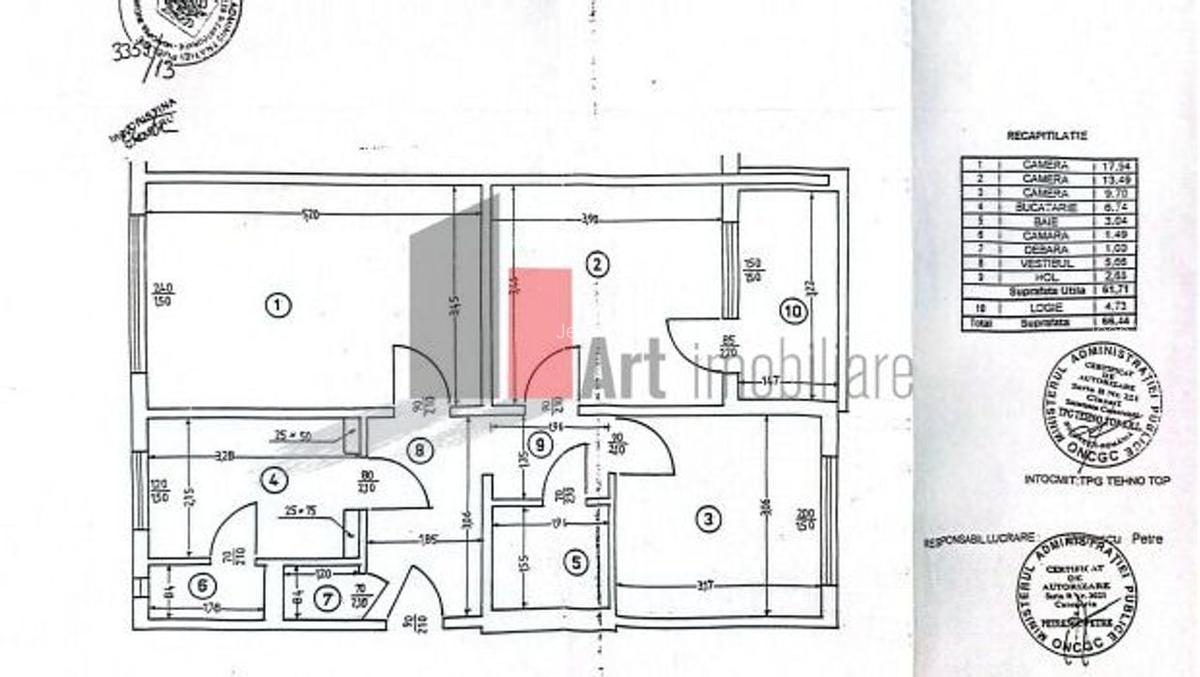 Apartament 3 camere decomandat Trapezului - 19