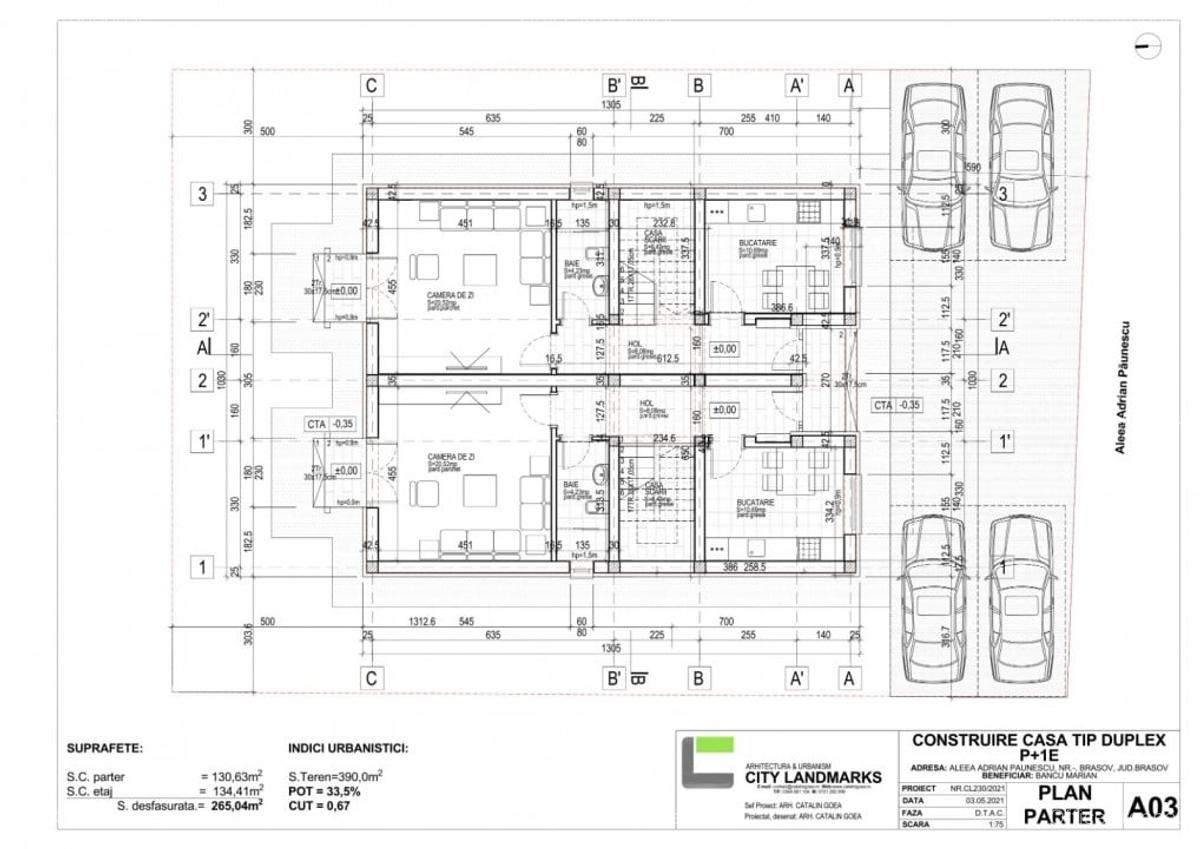 Apartament cu 3 camere în Tractorul - 5