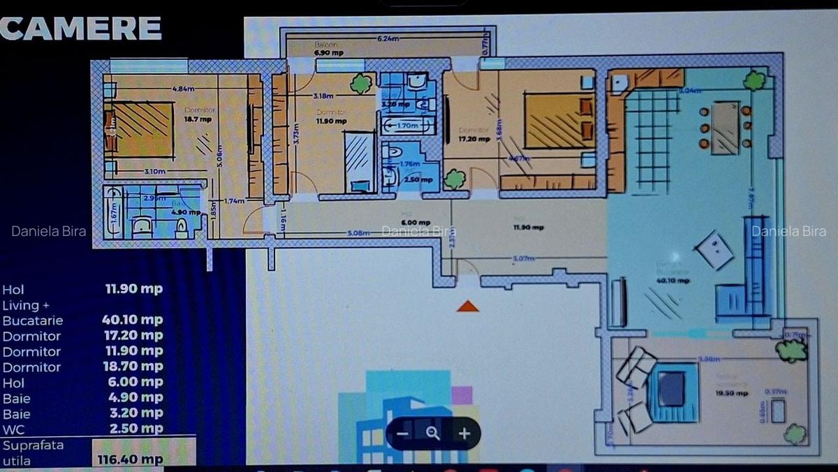 Ap 4 cam  confort 1 sporit Brancoveanu etaj 4/5 bloc terminat 143 mp comision 0 - 1